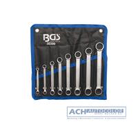 Double Jeu Anneau, Extra Plat, 6-22 MM, 8-tlg. En Trousse à Enrouler - BGS 30300