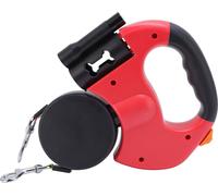 Double laisse de chien automatique rétractable en LED LED claire