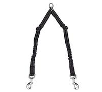 Double Laisse pour Chien Coupleur De Laisse De Chien Double Double Séparateur De Laisse De Chien Laisse De Longueur Réglable pour Deux Chiens Marcheur Et Entraîneur
