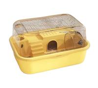Double Layer Hamster Cage, Hedgehog Habitat, Hamster House with Removable Accessories, Anti Escape Enclosure, Travel Cage for Pets, Indoor, Present, 35 x 25 x 18,5 cm
