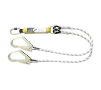 DOUBLE LONGE NON REGLABLE + ABSORBEUR D'ENERGIE 1.5MREF 3801 LEVAC - 3801B15