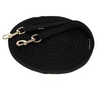 KERBL Longe de Travail Double Soft pour Cheval Noir 17 m 1 Unité