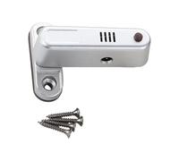 Double loquet de porte de sécurité avec boulon en acier anti-levier et installation facile pour appartements, bureaux et maisons de location, chaîne coulissante, double loquet de protection