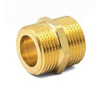 Double Mamelon Long MM 1" - Laiton CuZn40Pb2 - Mamelon de Connexion Long - Mâle-Mâle - 10 Bar