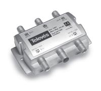 Double mélangeur distributeur ICT-2 3 entrées 2 x SAT-TDT/2 sorties connecteu...
