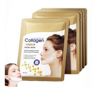 Double Menton Masque Visage V-Line,Neck Lift Tape,Chin Lifting Mask,Skult Collagen Face Sculpt Wrap,Masque Facial Raffermissant,Collagène Pour Double Menton Et Visage,Double Menton Réducteur (5PC)