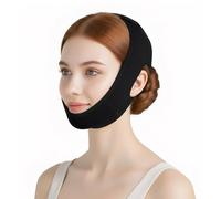 Double Menton Masque Visage V-Line, Réutilisable Masque En Forme De V, Réducteur Double Menton Lifting, Bande de Lifting Visage Amincissante pour Peau Relâchée, adaptée à un usage quotidien