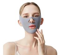 Double menton réducteur de menton, sangle amincissante respirante, double menton en V, masque de levage de mâchoire pour affaisser les joues, ceinture de levage du visage anti-âge pour homme et femme