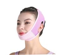 Double menton réducteur V ligne masque Facial bande de levage visage mentonnière douce pour les femmes restaurer l'élasticité de la peau violet
