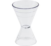 Double mesure de bar, en polycarbonate transparent, graduation à 2 / 2,5 cl - 4 / 5 cl