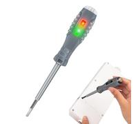 Double mesure de lumière de stylo électrique et détecteur de circuit de tension de tournevis, outil de capteur de puissance de fil | Live Current lines Checker, AC DC Signal Tracer, Contactless