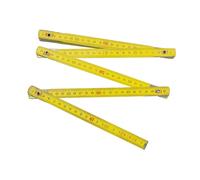 Double mètre pliant bois