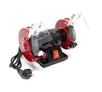 Double meuleuse 120W Touret à meuler 2 Disques abrasifs Ø 125 mm Polis