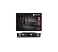 DOUBLE Micro Main UHF PRO sans fil LCD DJ PARTY KARAOKE 2 X100 Fréquences DSP DUO