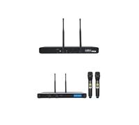 DOUBLE Micro Main UHF PRO sans fil LCD DJ PRO PARTY KARAOKE 2 X100 Fréquences DSP DUO RACKABLE