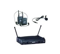Double micro sans fil ¿ 2 Serre têtes ¿ cravate PRO VHF DJ KARAOKE - 2 canaux - Fréquence 178.5 - 183.5 MHZ