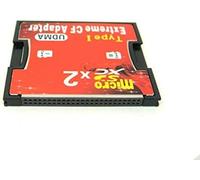Double Micro Sd Carte Sdhc Sdxc Vers Cf Udma Adaptateur Pour Canon Nikon Camera
