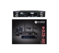 Double Micros sans fil - PRODIPE - B210 - UHF - Lavalier DUO - 2 X 50 Fréquences