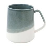 DOUBLE Mug en porcelaine Easylife Bleu/Vert et Blanc 38 cl SC