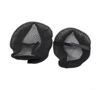 Double nid d'abeille Housse de siège Noir Antidérapant Confort | Matériau double nid d'abeille, augmente le flux d'air, refroidit pendant la conduite, antidérapant, durable