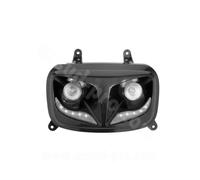 DOUBLE OPTIQUE TNT 2 LAMPES HALOGENE + LEDS BLANCHE EYELIGHT ADAPT. YAMAHA BOOSTER (à partir de) 2004 NOIR *
