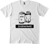 DOUBLE ORANGE Sleaford Mods Cans T-Shirt for Men T-Shirt White M