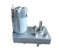 Double output shaft 555 DC gear electronic starter 6V,12V,24V shaft diameter 8mm quiet electronic starter CZAOINCU(60,6V)