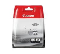 Double pack original Canon BCI-3ebk BCI-3BK noir PVC emballage d'origine