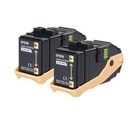 Double Pack - Pack de 2 - noir - original - cartouche de toner - pour Epson AL-C9500DN; AcuLaser C9300D2TN, C9300D3TNC, C9300DN, C9300DTN, C9300N,