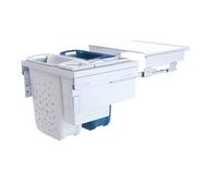 Double panier à linge encastrable 80L Hailo Laundry Carrier 600