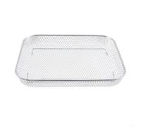 Double panier de rechange pour friteuse à air comprimé pour rôtir et cuire - Support en métal de qualité alimentaire 29,5 x 24,5 cm
