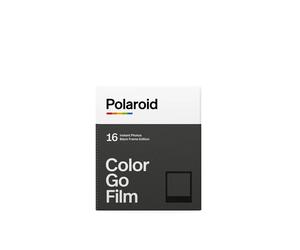 Double paquet de film instantané Polaroid Go Color (2 x 8 photos), cadre noir