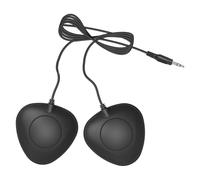 Double pédale de tambour électronique silencieuse avec double coup de pied haute sensibilité suppression du bruit portable pour musiciens Pédale d'entraînement silencieuse