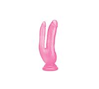 Double Pénétrateur Me You Us Ultracock Rose en Gelée 8 pouces - Plaisir Intense et Polyvalent
