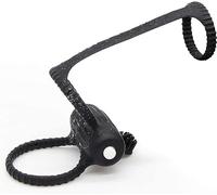 Double Penetration Anneau Penien - Chargement USB Anneau Homme pour Couple Éjaculation Masculine Retardée 7 Vibration kki9