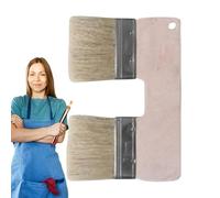 Double Pinceau de Couleur 7,6 cm - Kit d'outils de Peinture décoratifs, Brosse à Double tête pour la Conception de Artistique, Permet de Nombreuses Structures et Motifs, pour la décoration