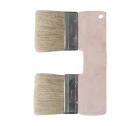Double pinceau - Outil de peinture murale large de 7,6 cm pour une couverture lisse | Pinceaux pour peinture acrylique avec têtes | Pinceau de texture pour travaux manuels, toile, meubles et peinture