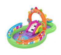 Double Piscine Pour Enfants Avec Slide Balls et Mini Jeux 295x190 cm