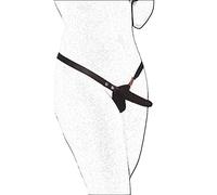 Double plaisir Strap-On Slip avec double godemiché en silicone, sextoy pegging réglable pour couple, débutants & facile à nettoyer, gode ceinture fétiche