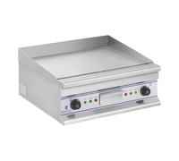 Double plancha électrique - 60 cm - lisse - 2 × 3.750 W | Royal Catering