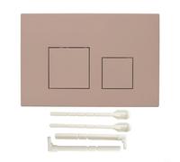 Double plaque de rinçage pour GEBERIT Sigma01 Sigma10 Sigma20 Sigma21 Sigma30 Sigma50 Sigma60 UP300 Cadre de bouton chromé Pièces de rechange pour WC Double bouton poussoir de chasse d'eau Pièces de