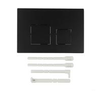 Double plaque de rinçage pour GEBERIT Sigma01 Sigma10 Sigma20 Sigma21 Sigma30 Sigma50 Sigma60 UP300 Cadre de bouton chromé Pièces de rechange pour WC Double bouton poussoir de chasse d'eau Pièces de