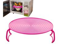 Double plateau empilable pour -ondes | Plateau empilable pour -ondes | Plateau de friteuse à air comprimé pliable et réutilisable pour crème à œufs Poignées flexibles Passe au