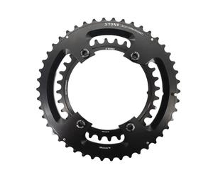 Double plateau ronds Stone 110 BCD Noir