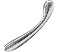 Double Plug Anal Acier Inox 21 cm 515 g - Ø 2,5-3 cm - Dilatateur & Stimulateur Prostate Extrême pour Hommes et Couples FOPS A138