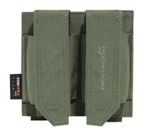 Double pochette FB pour petits chargeurs Pentagon - Olive