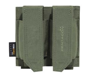 Double pochette FB pour petits chargeurs Pentagon - Olive