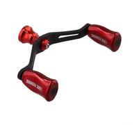 Double poignée à bascule en fibre de carbone 25 g pour moulinet Spinning, conçu pour EXLSTLT pour Fuego et moulinets similaires (rose vif)