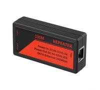 Double port pour répéteur PoE pour une portée réseau améliorée et une performance fiable en matière de sécurité pour les systèmes de caméra (100 m)