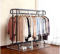 Double Portant A Vetement Housse Protection Housses, Protection Transparente Vêtements Cache-Poussière, pour Cintre Housse Protection pour Cintre Housse Penderie Housse Vetement A,100X95X145cm